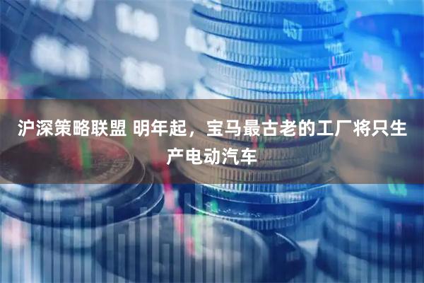 沪深策略联盟 明年起，宝马最古老的工厂将只生产电动汽车